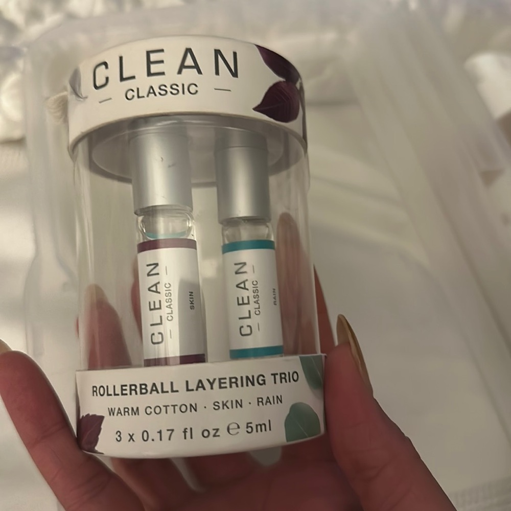 New clean 3pc set rollerballs scents